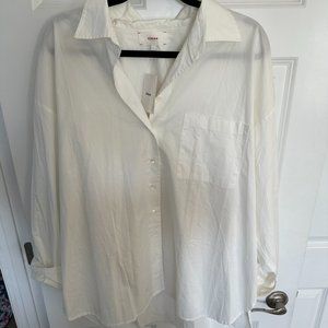 Xirena White Button Down - Size Large - NWT